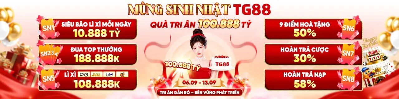 Banner tg88 trang chủ